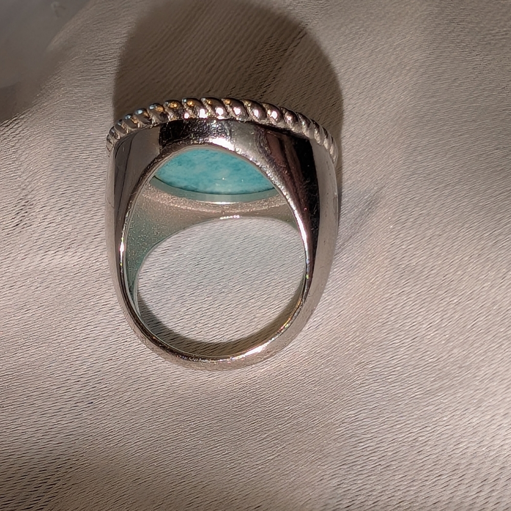 950 Sterling Silver Statement Ring - image 8